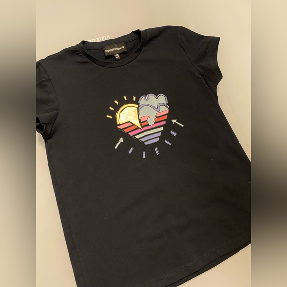 Emporio Armani girls t-shirt new - Picture 2 of 5
